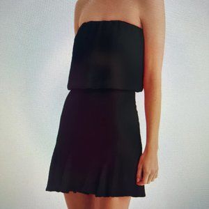 NWT : krisa (Revolve) Strapless Mini Dress : Black : Medium